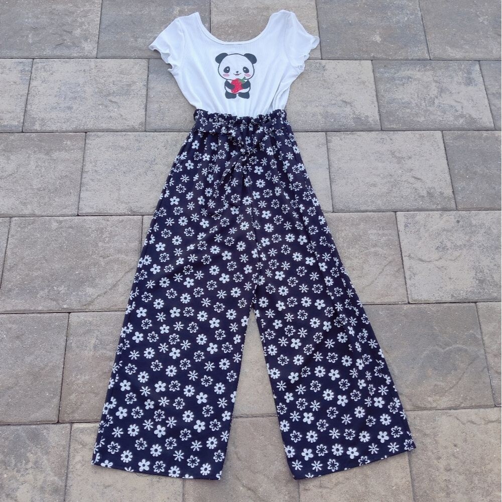 Panda Pants Romper